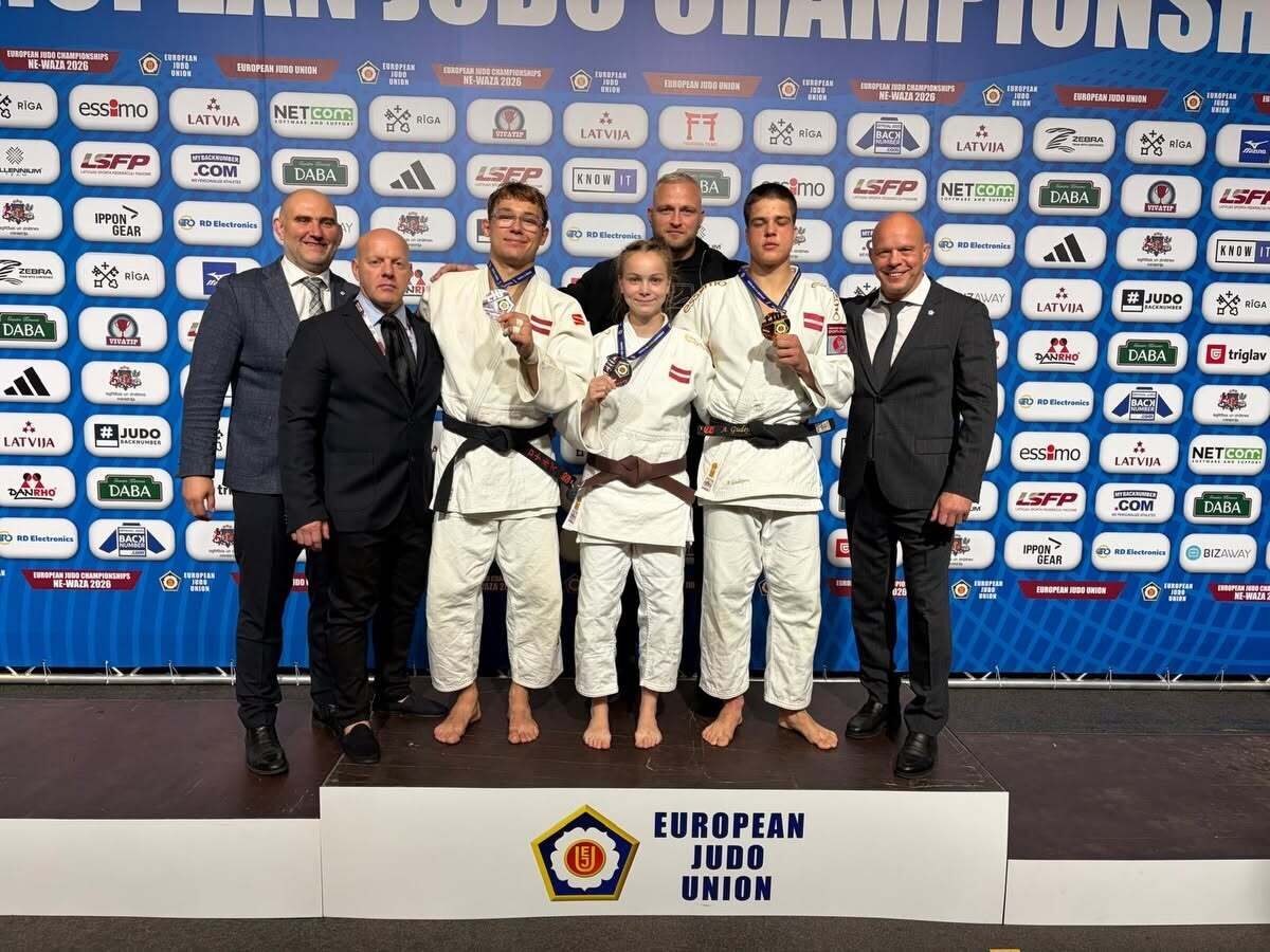 Mūsu sportisti izcīna 4 medaļas vēsturiskajā Eiropas čempionātā Ne-Waza